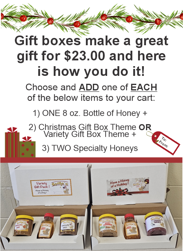 Gift Boxes (Complete Gift Box Cost is $23)